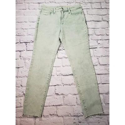 NEW Universal Thread Women's Size 6 Mint Green Acid Wash High-Rise Skinny Jeans • $15.99