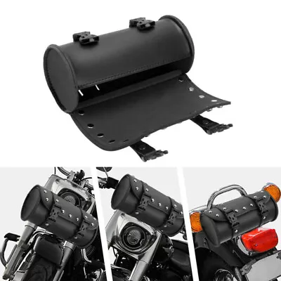 Motorcycle Tool Bag Front Fork PU Leather Luggage For Honda Shadow Spirit 1100 • $11.20