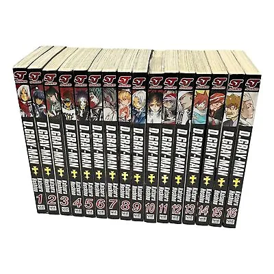 DGray-Man Graphic Novel Manga Books Lot 16 Volumes 1 To 16 • $124.88