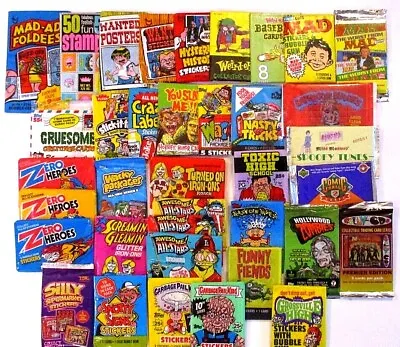 Sealed Parody Trading Card Packs Gpk Mad Wacky Pks Weird-ohs...choose Your Packs • $29.95