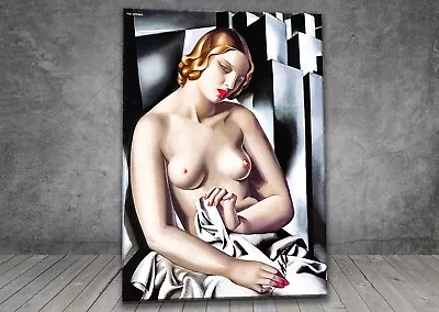 Tamara De Lempicka Nude With Buildings CANVAS PAINTING ART PRINT 1304 • £5