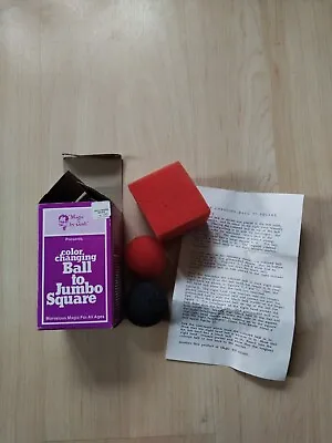 Magicians Sponge Ball To Square Magic Trick • £7