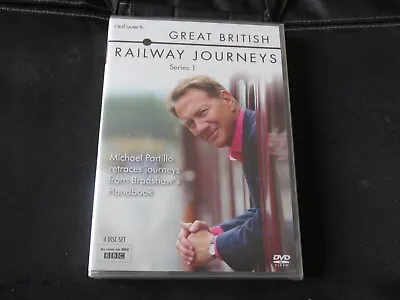 Great British Railway Journeys Series 1 (NEW SEALED DVD 2011) MICHAEL PORTILLO • £4