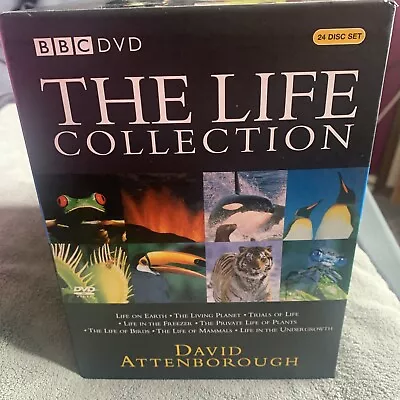 The Life Collection - ( David Attenborough ) - 24 Dvd Set - 2005 - Region 2 • £25.99