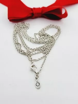 $79 • Buy New Authentic Pandora Sterling Silver Classic Cable Chain Necklace 90cm 590412. 