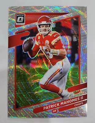 2021 Donruss Optic Patrick Mahomes #34 Silver Wave Prizm /299 Kansas City Chiefs • $34.99