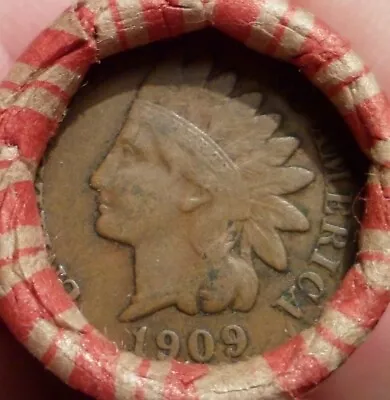 Wheat Penny Roll Older Cents Crimped Sealed With Key 1909 P/S Indian Head Cent • $39.99