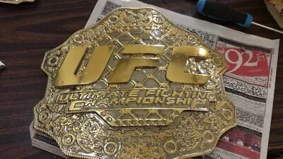 MMA UFC Ultimate Fighting Wrestling Championship Belt Adult Zinc Plates 4mm • $425