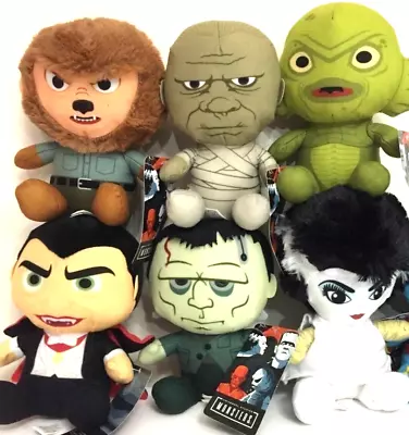 Set Of 6 Universal Monsters Plush Toys. Approx. 6 Inches Each. NWT . Rare • $50.99