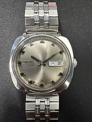 KING SEIKO Hi-Beat 5626-7010 Automatic Silver Dial 38mm Vintage • $239