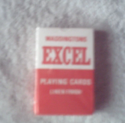 £4.99 • Buy Waddingtons Excel  (  Red  )  Playing Cards