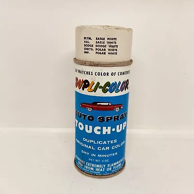 Vintage 1968 Dupli-Color White - DS-CC 191 Auto Touch Up Spray Paint Can 5oz • $22.22