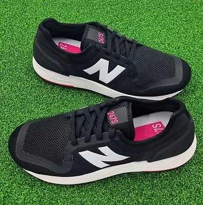 RARE - SIZE 6 US - Women's New Balance 247S Sports Shoes Black With Pink - NEW! • $70