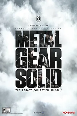 $99.99 • Buy Metal Gear Solid Legacy Collection (1987-2012) | Double Sided Promo Poster RARE