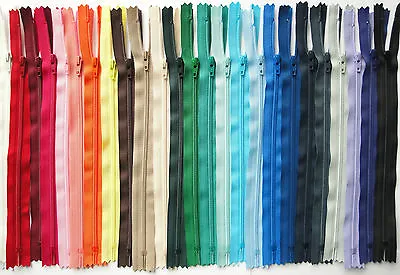 Single YKK Branded Closed End Nylon Zip In Many Sizes And Colours Genuine YKK • £2.39