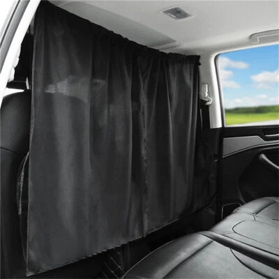 $23.30 • Buy   2pcs Car Divider Curtains/Sun Shades Window Covers For Privacy Travel Nap