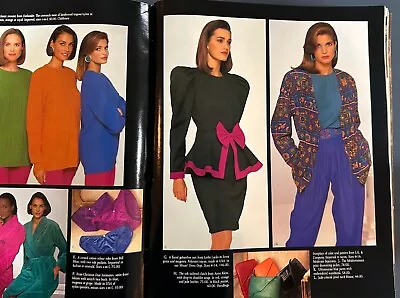 Vintage 1990 Dillard's Christmas Fashion Catalog Stephanie Seymour Rachel Hunter • $49.99