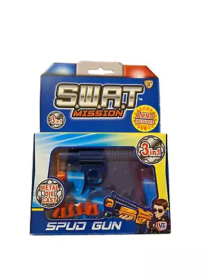 SWAT MISSION SPUD Toy GUNADVENTURE BOND RED ARMY FUN PLAY ROLEPLAY - BLUE • £6.99