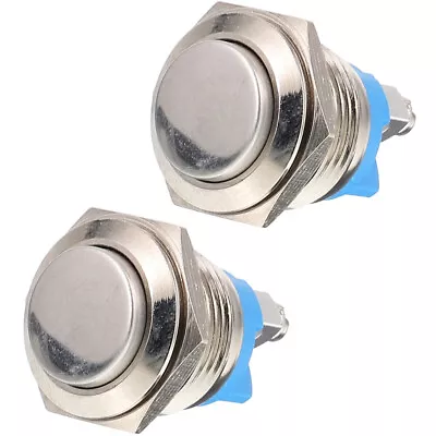 2x Door Bell Button Replacement - Easy Install Auto-reset Panel Push-RL • £7.35