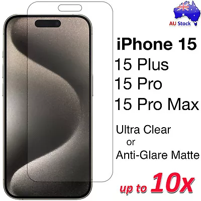 Premium Clear Or Anti-Glare Matte Screen Protector Film For IPhone 15 Pro Max 14 • $4.99