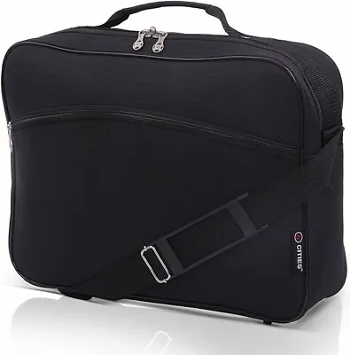5 Cities Men's  Briefcase Messenger Work Office Shoulder Laptop Bag Satchel • £12.99