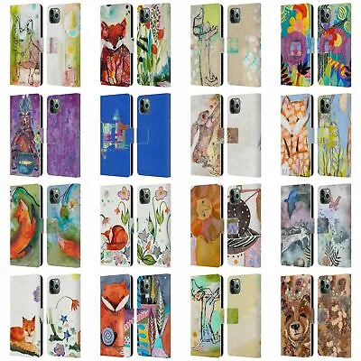 OFFICIAL WYANNE ANIMALS LEATHER BOOK WALLET CASE FOR APPLE IPHONE PHONES • $38.45