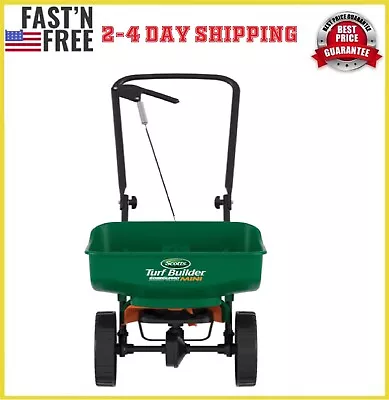 Scotts Turf Builder EdgeGuard Mini Broadcast Spreader Grass Seed Technology • $44.99