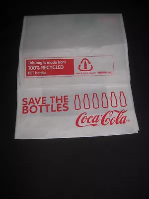 Coca Cola Bag For Life White Made From Recycled Bottles Advertising Collectables • £7.99