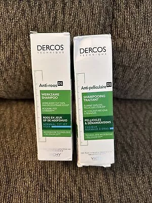 Vichy Dercos Anti-Roos DS Werkzame Shampoo - 2 Pack • $39.05