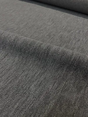 1.75 Yds Maharam Alpaca Velvet Pewter Gray Belgian Upholstery Fabric MSRP $484 • $147