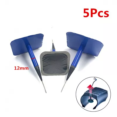 5Pcs 12MM Nail Mushroom Tire Patch Plug Puncture Repair Car Truck Tubeless Wheel • $21.65