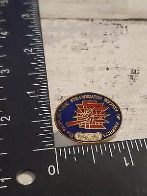 Paddlewheel Steamboatin' Society Of America Member Lapel Pin Xk • $9