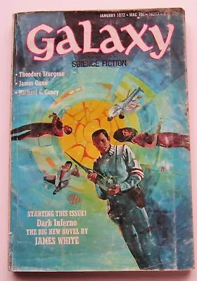 Galaxy Science Fiction Magazine January 1972 Good Digest James White Vol 32 No 4 • £3.61