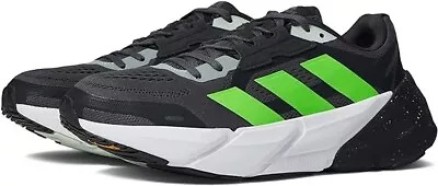 Adidas Men's Adistar 1 Running Athletic Shoes Black Green White Size 14 • $65