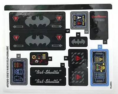 $1.49 • Buy Lego New Sticker For Set 70923 For Set The Bat-Space Shuttle