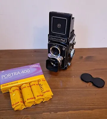 Yashica-Mat TLR Medium  Format Camera Tested With 4x Portra 400 120 Film • £350