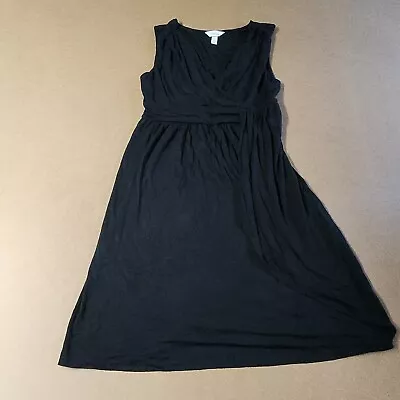 Soma Sleeveless Dress Small Womens Black Spring Fashion FREE SHIPPING • $24.50