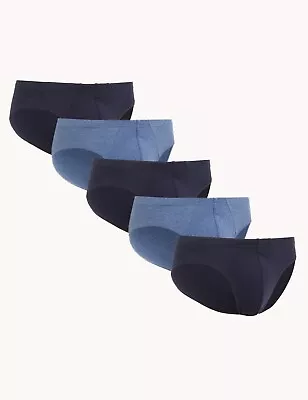 £18 • Buy M&S 5pk Pure Cotton Cool & Fresh Slips BNWOT Size L