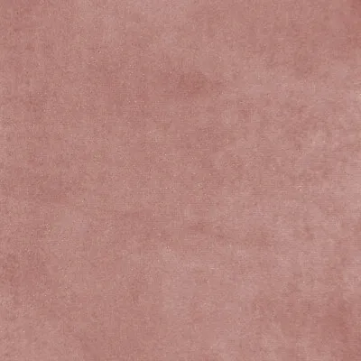 £9.99 • Buy Upholstery Fabric Super Velvet Curtain Fabric Material Dusty Pink - English Rose