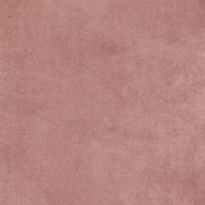 Upholstery Fabric Super Velvet Curtain Fabric Material Dusty Pink - English Rose • £1.99