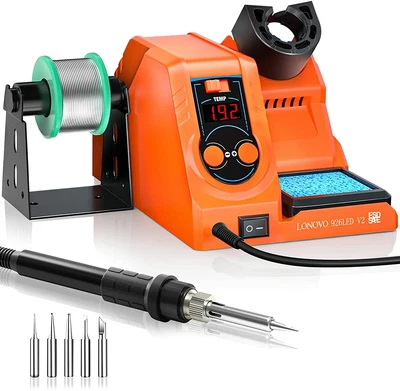 £23.99 • Buy Digital Soldering Iron Station Temperature Adjustable Rapid Heating Bracket Kit