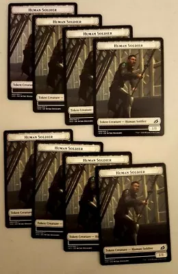 8x Human Soldier Token (004/013) Ikoria MTG Magic The Gathering NM • $1.14