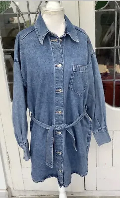 H&M Denim Shirt Dress Size M. • £6.99