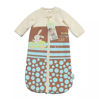 $25 • Buy Woombie Ultra Sleeper Swaddle Baby Warm Sleep Bag 0-3 Months Bunny Race Car NEW
