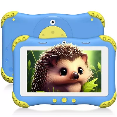 64GB 7  Android 10.0 Tablet PC For Kids Quad-Core Dual Cameras WiFi Bundle Case • $35.99