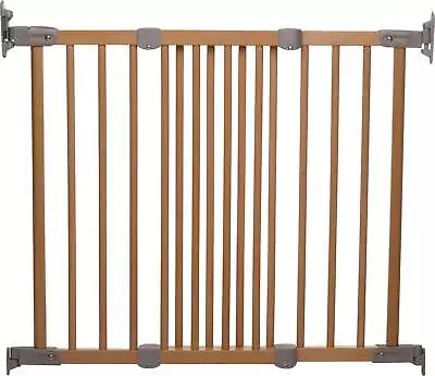 Baby Dan Gate Supreme Elin Beechwood Flexifit Baby Safety Stair Door Gate New • £59.99