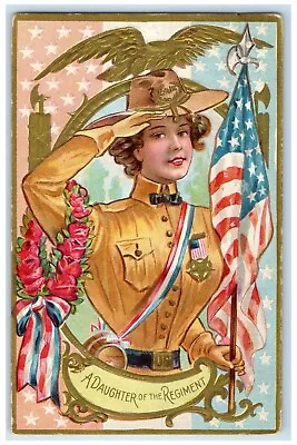 C1910's A Daughter Of The Regiment Patriotic Gar Civil War Antique Postcard • $12.48