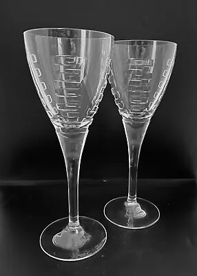 Edinburgh Crystal “The Edge Range – Stratus” Large Wine Goblet Glass X2 • £30