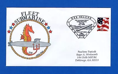 USS Helena SSN-725 15th Anniversary July 11 2002- Wentworth Cachet • $3.99