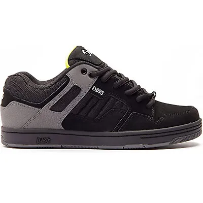 DVS Men's Enduro 125 Skate Black Charcoal Lime Nubuck Low Top Sneaker Shoes C • $158.31